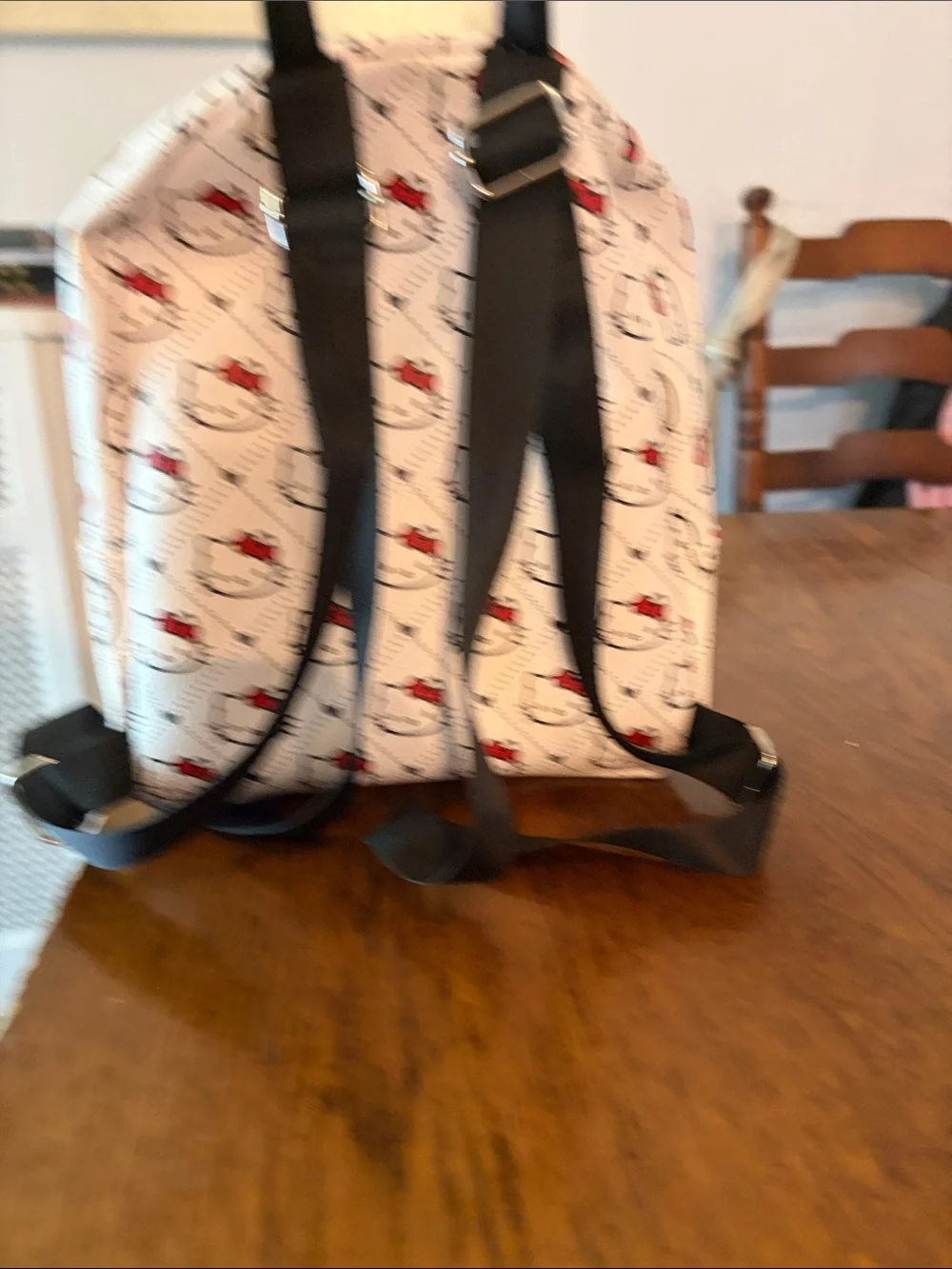 Hello Kitty White and Red Mini 10” Backpack